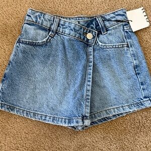 Zara Kids Blue Denim Skort